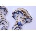 Pair of Rococo Volkstedt Porcelain Wall Brackets