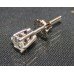 Pair of Single Stone Diamond 18ct White Gold Ear Studs