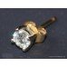 Pair of Single Stone Diamond 18ct Yellow Gold Ear Studs