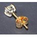 Pair of Single Stone Diamond 18ct Yellow Gold Ear Studs
