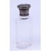 Pair of Victorian Silver Topped Crystal Scent Bottles