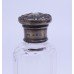 Pair of Victorian Silver Topped Crystal Scent Bottles