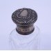 Pair of Victorian Silver Topped Crystal Scent Bottles