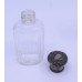 Pair of Victorian Silver Topped Crystal Scent Bottles