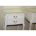 Pair of Olympus Painted Cream Louis XV Style Nightstands