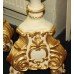 Pair of Ornate Cream & Gilt Decorative Pedestals