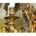 Pair of Quality Two Arm French Ormolu Cherub Wall Lights