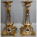 Royal Crown Derby Old Imari SGB Large Candlesticks