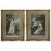 Pair of Romantic Coloured Mezzotints by Alfred J Skrimshire