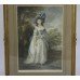 Pair of Romantic Coloured Mezzotints by Alfred J Skrimshire