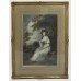 Pair of Romantic Coloured Mezzotints by Alfred J Skrimshire