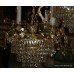 Pair of Quality Small Crystal Dropper Gold Plated Chandeliers
