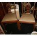 Pair of Solid Mahogany Chairs