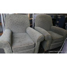 Pair of Upholstered Armchairs c.1930