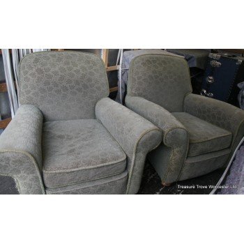 Pair of Upholstered Armchairs c.1930