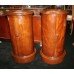 Pair of Victorian Mahogany Marble Topped Pot Cupboards