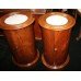 Pair of Victorian Mahogany Marble Topped Pot Cupboards