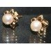 Pearl 9ct Gold Flower Ear Studs