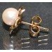 Pearl 9ct Gold Flower Ear Studs