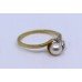 Pearl & Diamond Floral 14ct. Yellow Gold Ring