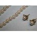 Pearl & Gold Necklace & Earring Demi-Parure