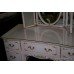Louis XV Style Painted Pink Dressing Table