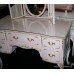 Louis XV Style Painted Pink Dressing Table