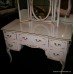 Louis XV Style Painted Pink Dressing Table