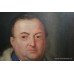 Antique Portrait University Dean Oil on Board