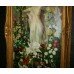 Pre Raphaelite Style Nude Painting Set in Gilt Frame