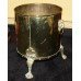 Quality Heavy Antique Footed Brass Fire Bucket
