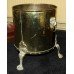 Quality Heavy Antique Footed Brass Fire Bucket