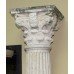 Quality Set of 6 Very Heavy Composite Stone Corinthian Columns Pergola