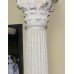 Quality Set of 6 Very Heavy Composite Stone Corinthian Columns Pergola