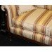 Quality New Striped Upholstered 2 Seater Sofa