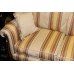 Quality New Striped Upholstered 2 Seater Sofa