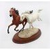 Racing the Wind Porcelain Horse Sculpture by The Franklin Mint