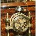 Very Fine Regency Brass Domed Skeleton Clock