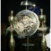 Very Fine Regency Brass Domed Skeleton Clock