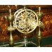 Very Fine Regency Brass Domed Skeleton Clock