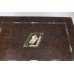 Regency Amboyna Silver Ebony & Abalone Inlaid Writing Box