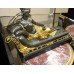 Classical Style Reclining Bronze Figure on Marble Base