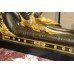 Classical Style Reclining Bronze Figure on Marble Base