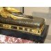 Classical Style Reclining Bronze Figure on Marble Base