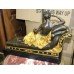 Classical Style Reclining Bronze Figure on Marble Base