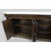 Regency Style Marble Topped Mahogany & Gilt Credenza