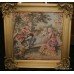 Gilt Framed French Rococo Tapestry