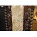 Fine 19th c. Carved Rosewood Upholstered Occasional Chair