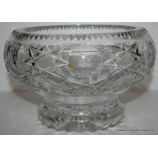 Royal Brierley Heavy Cut Glass Crystal Bowl