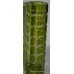 Royal Brierley Uranium Green Overlay Crystal Cylinder Vase